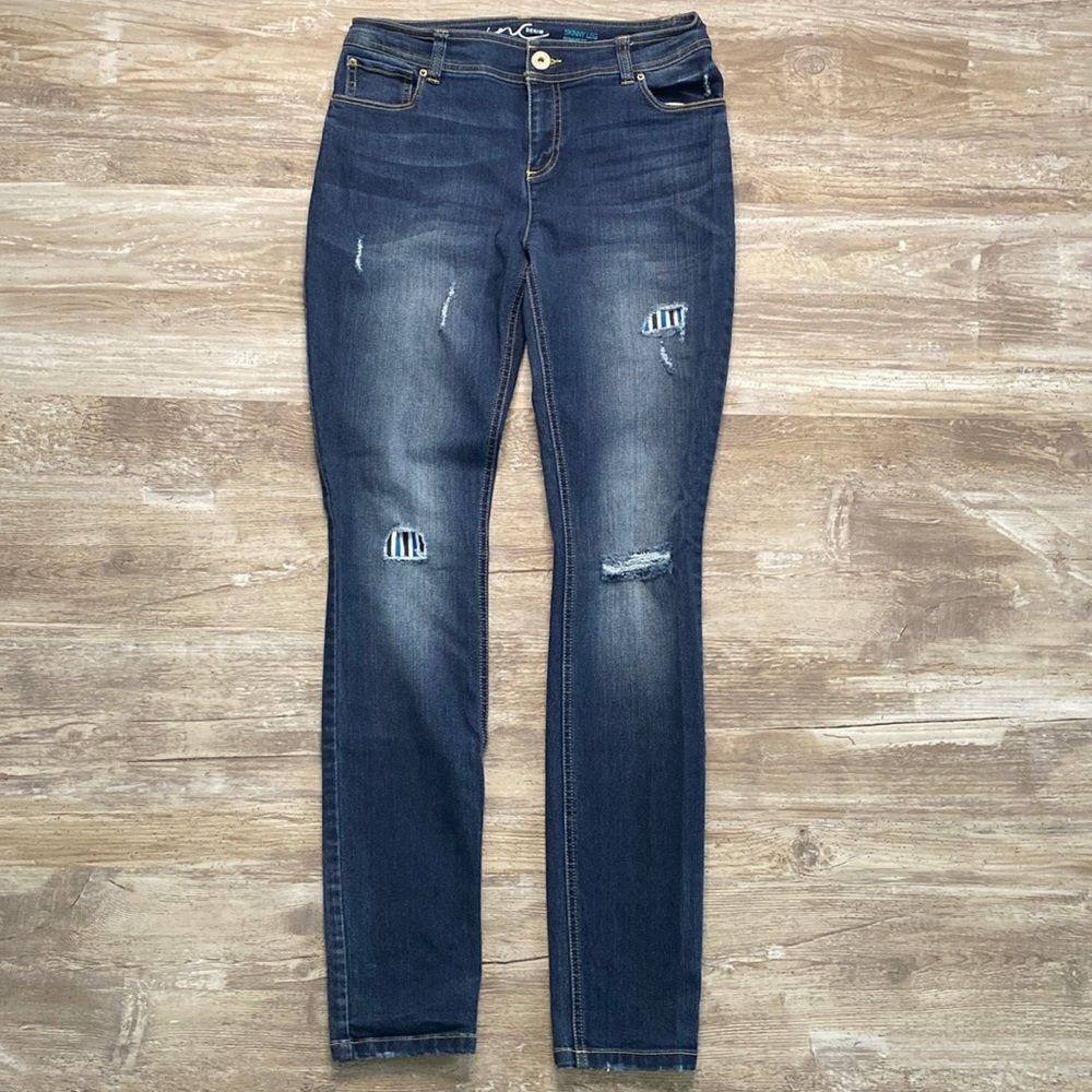 INC International Concepts Jeans Skinny Leg Regular Fit Stretch Womens Size 4